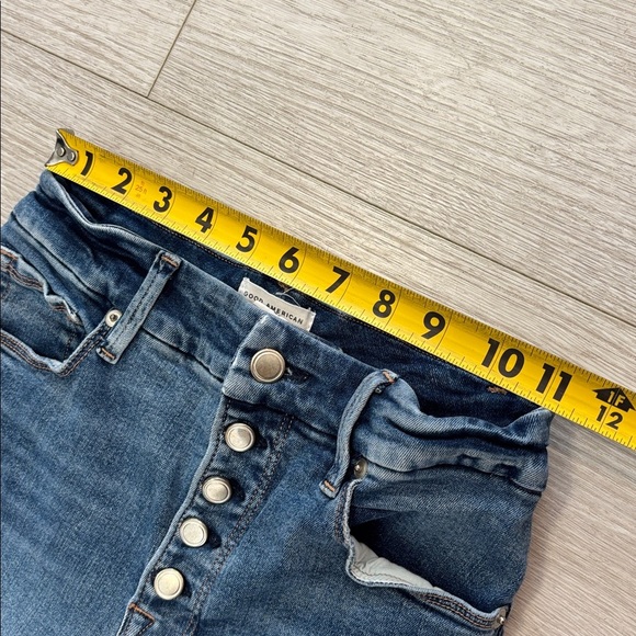 Good American Button Fly Good Legs Indigo Blue Skinny Jeans size 4/27 - Picture 10 of 10